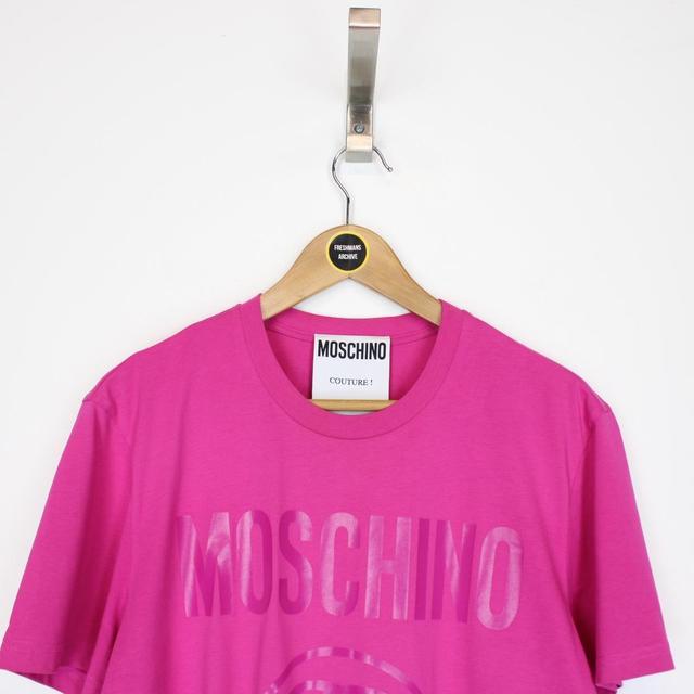 Moschino Couture Pink Short Sleeve Print T-Shirt