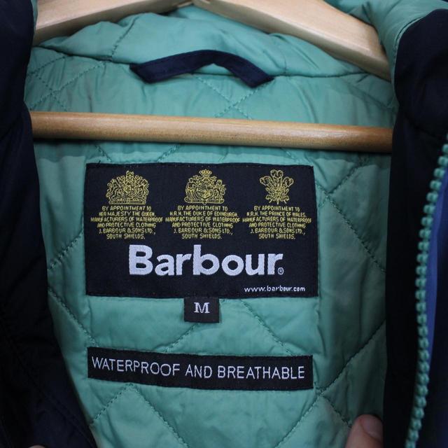 Barbour Navy and Blue Full Zip Waterproof Jacket