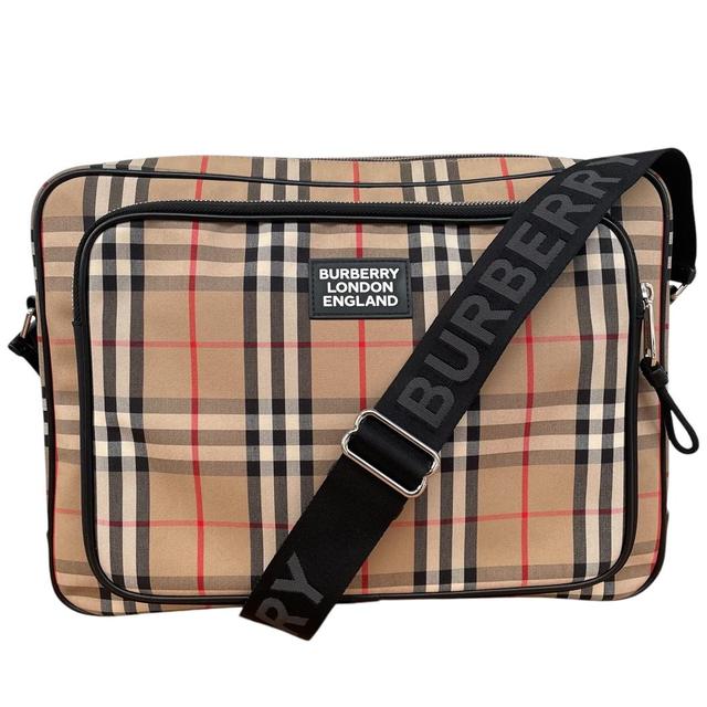 Burberry Marlon Beige Nova Check Shoulder Messenger Bag