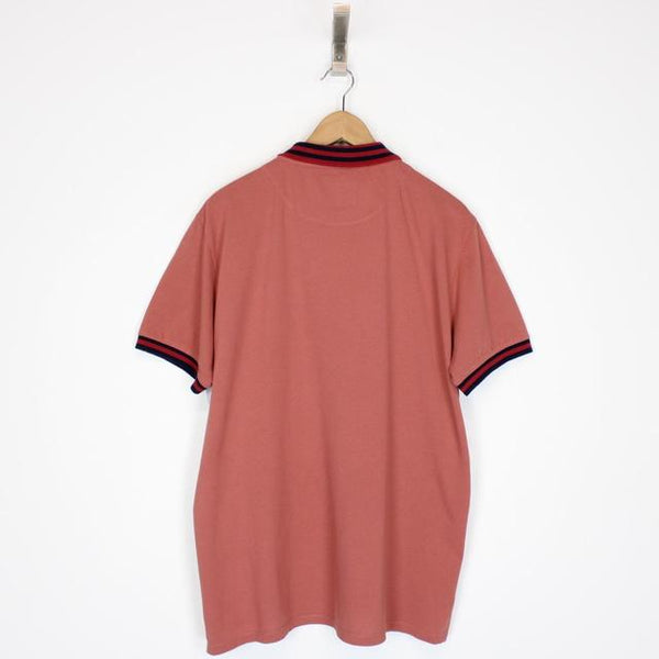 Vivienne Westwood Burgundy Short Sleeve Orb Polo Shirt