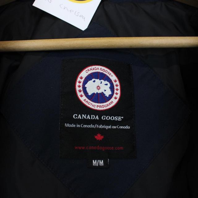 Canada Goose Navy Blue Chelsea Parka Heritage Down Jacket