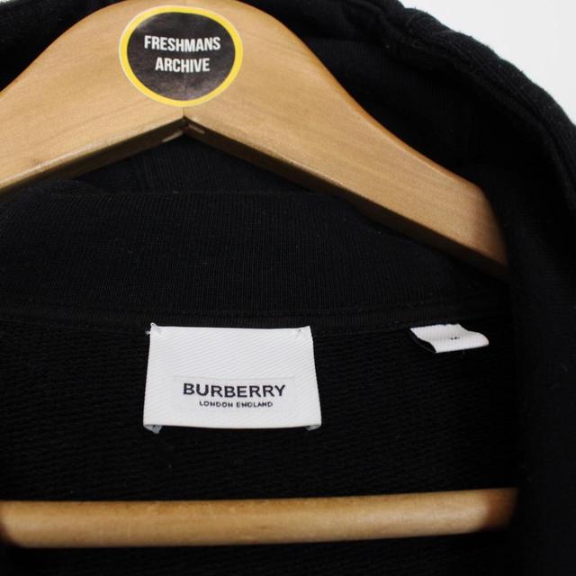 Burberry London Black Fawson Logo Hoodie Jumper