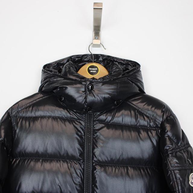 Moncler Maya Black Full Zip Down Puffer Jacket