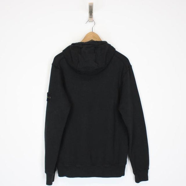 Stone Island AW 2022 Black Cotton Hoodie Jumper