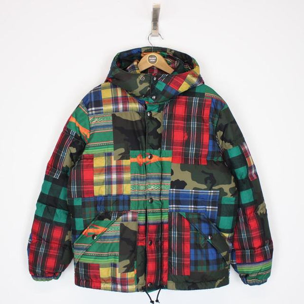 Polo patchwork puffer jacket best sale