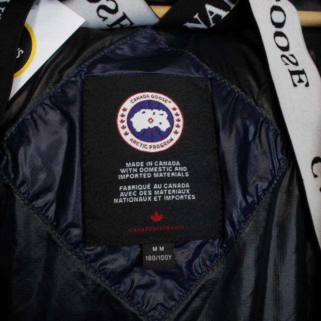 Canada Goose Navy Blue Crofton Down Puffer Jacket