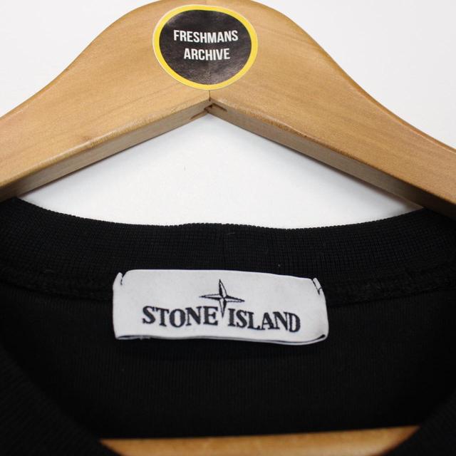 Stone Island SS 2021 Black Cotton Sweatshirt Jumper