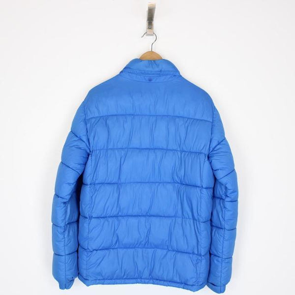 Evisu 2013 Blue and Green Down Full Zip Puffer Jacket