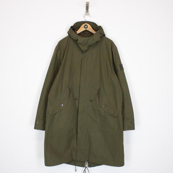 Stone Island SS 2023 Khaki Green 0-Ventile Ghost Piece Parka Jacket