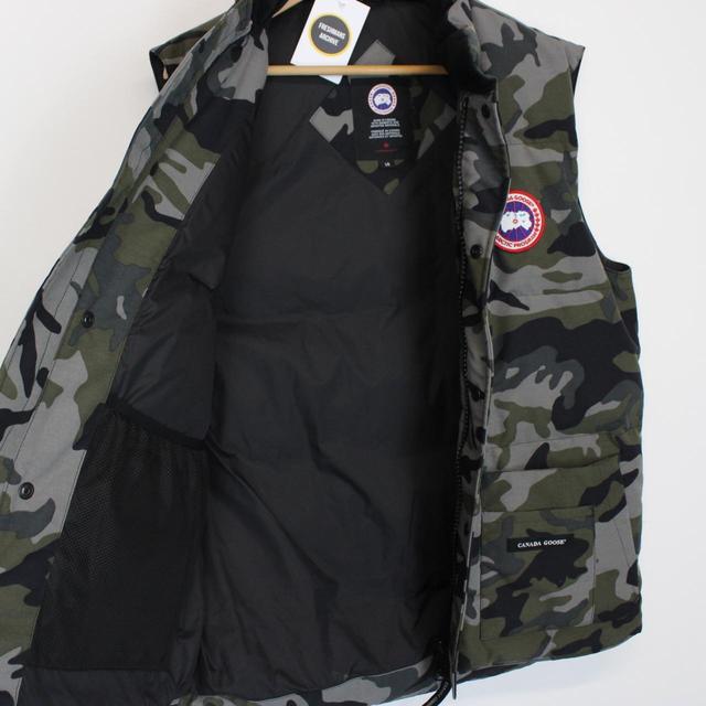 Canada Goose Freestyle Coastal Grey Camo Down Gilet / Bodywarmer