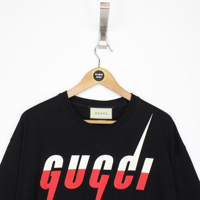 Gucci Blade Print Black Short Sleeve Oversized T-Shirt