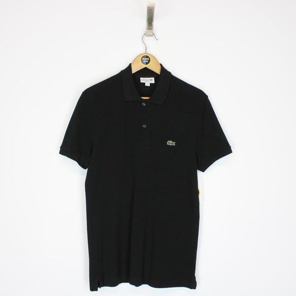 Lacoste Black Short Sleeve Cotton Polo Shirt