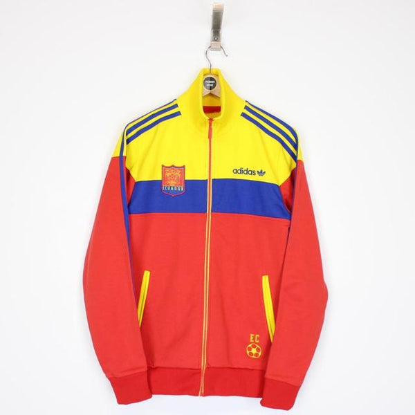 Rare Vintage Adidas Ecuador Red and Yellow 1974 World Cup Football Track Jacket