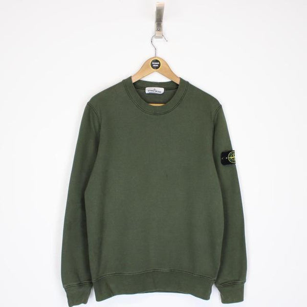 Stone Island AW 2020 Green Cotton Sweatshirt Jumper