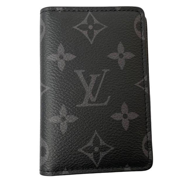 Louis Vuitton Black and Grey Eclipse Monogram Leather Pocket Organizer