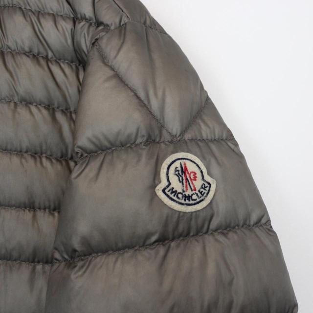 Moncler Garin Grey Longue Saison Quilted Down Jacket