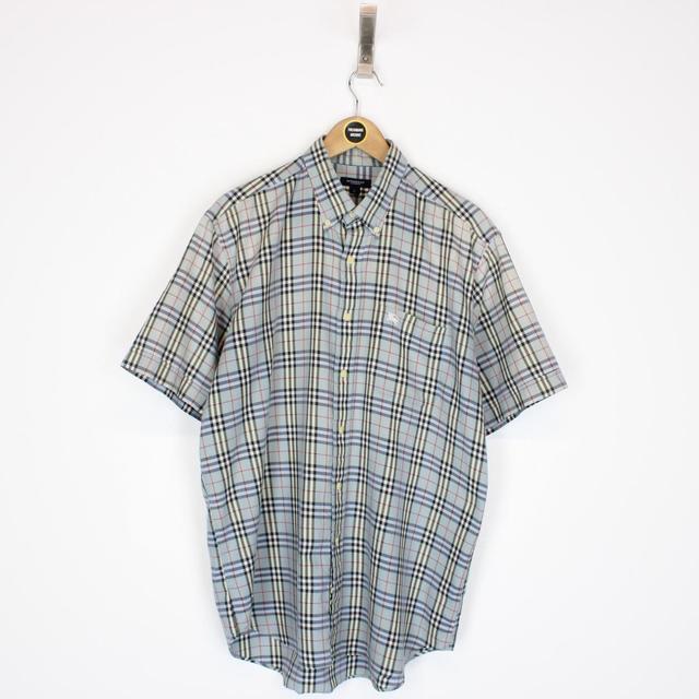 Burberry London Blue Nova Check Short Sleeve Shirt