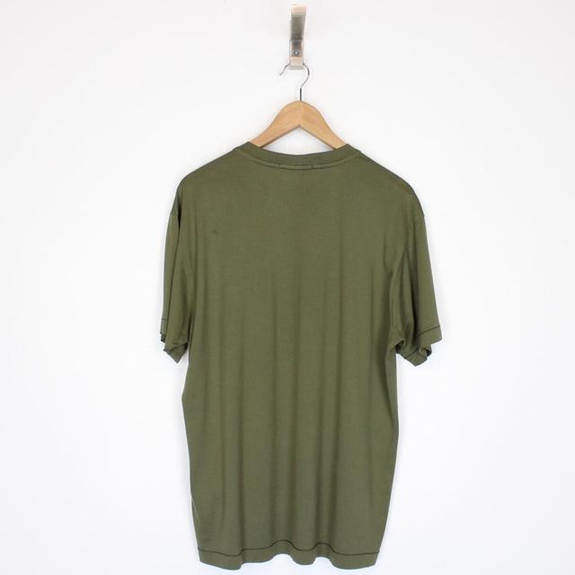 Stone Island Green Short Sleeve Compass Logo T-Shirt