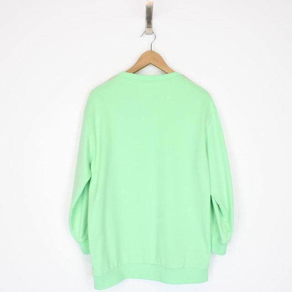 Moschino Underwear Green Tape Logo Arm Sweatshirt Jumper