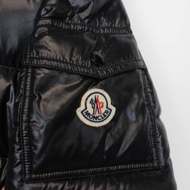 Moncler Maya Black Full Zip Down Puffer Jacket