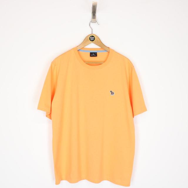 Paul Smith Zebra Badge Orange Short Sleeve T-Shirt