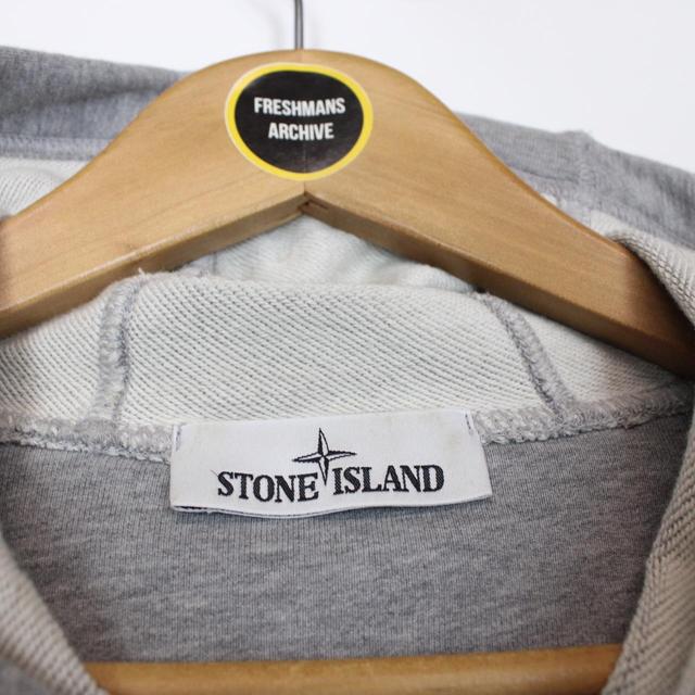 Stone Island SS 2022 Grey Cotton Hoodie Jumper