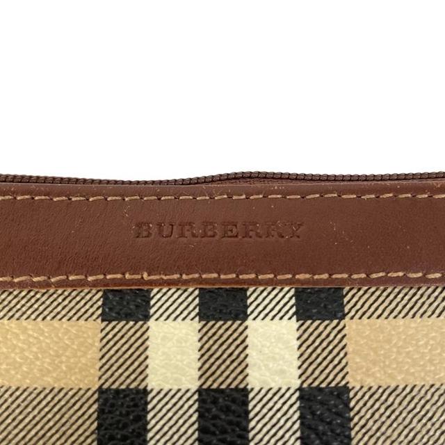 Vintage Burberry Tan and Brown Nova Check Key / Coin Purse