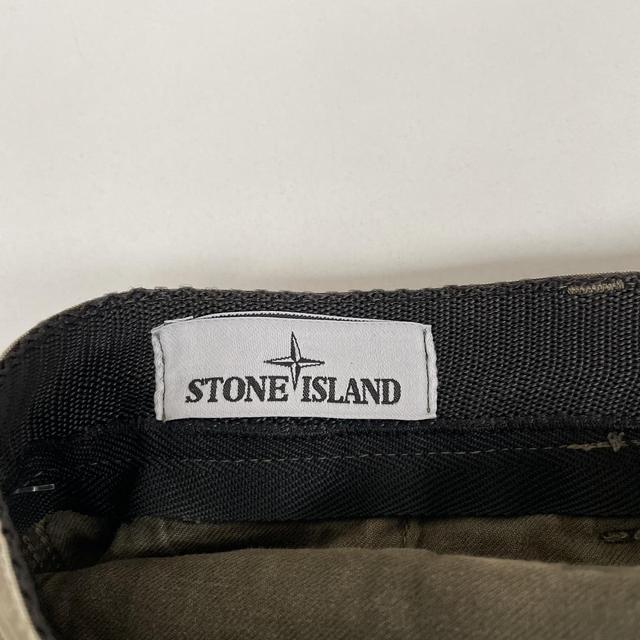 Stone Island AW 2015 Khaki Green Slim Fit Cargo Trousers