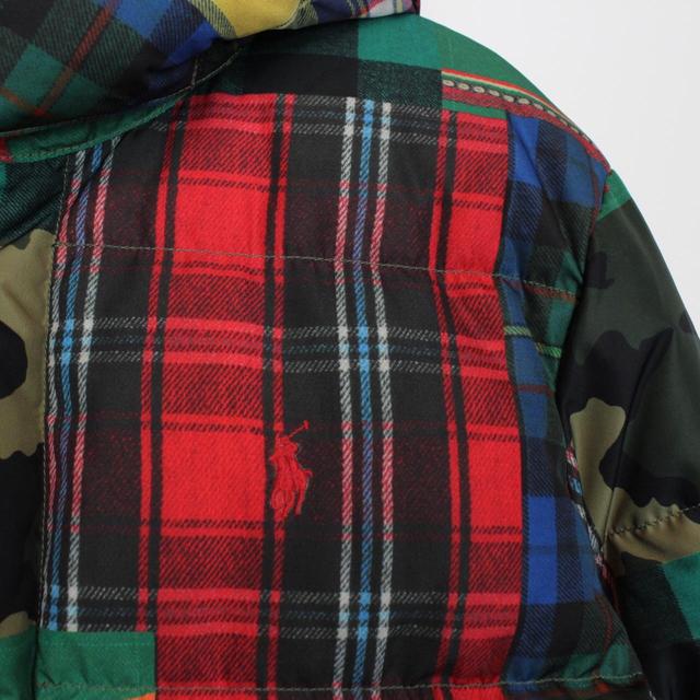 Polo Ralph Lauren Multicoloured Patchwork Down Puffer Jacket