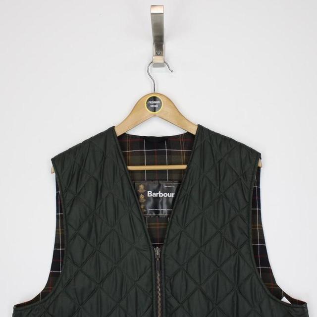 Vintage Barbour Green Quilted Gilet Vest