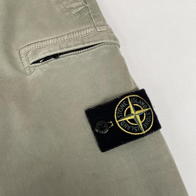 Stone Island SS 2019 Green Skinny Fit Cargo Trousers