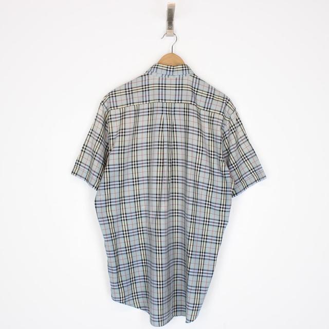 Burberry London Blue Nova Check Short Sleeve Shirt