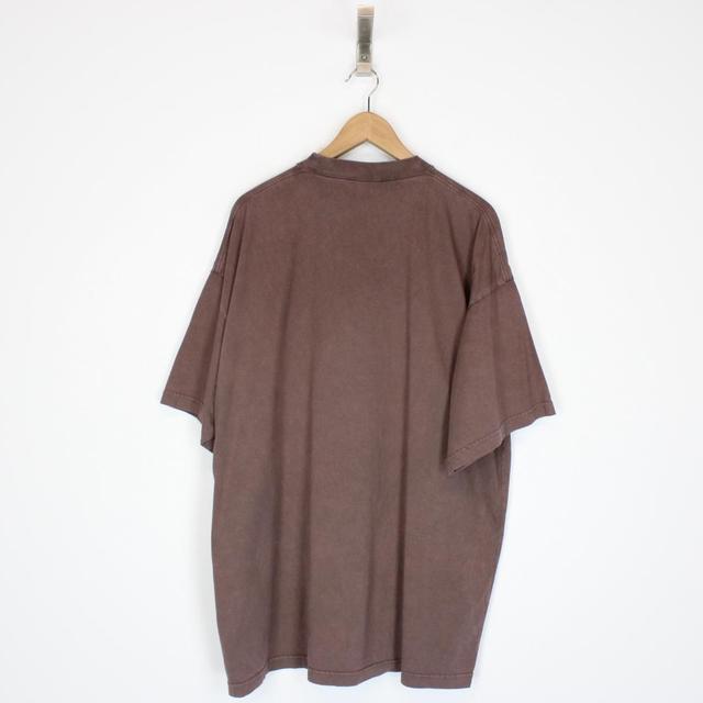 Balenciaga Brown Logo Print Short Sleeve T-Shirt