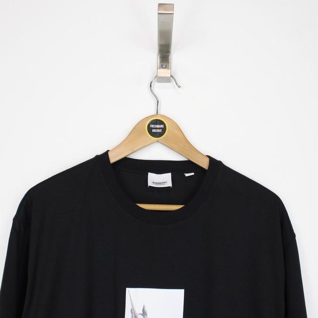 Burberry Black Unicorn Logo Short Sleeve T-Shirt