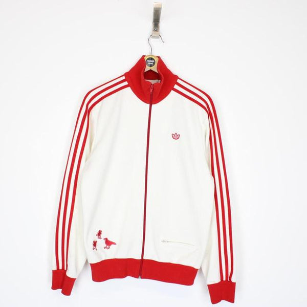 Rare Vintage 2006 Adidas Tokyo Rainbow City White and Multicoloured Full Zip Track