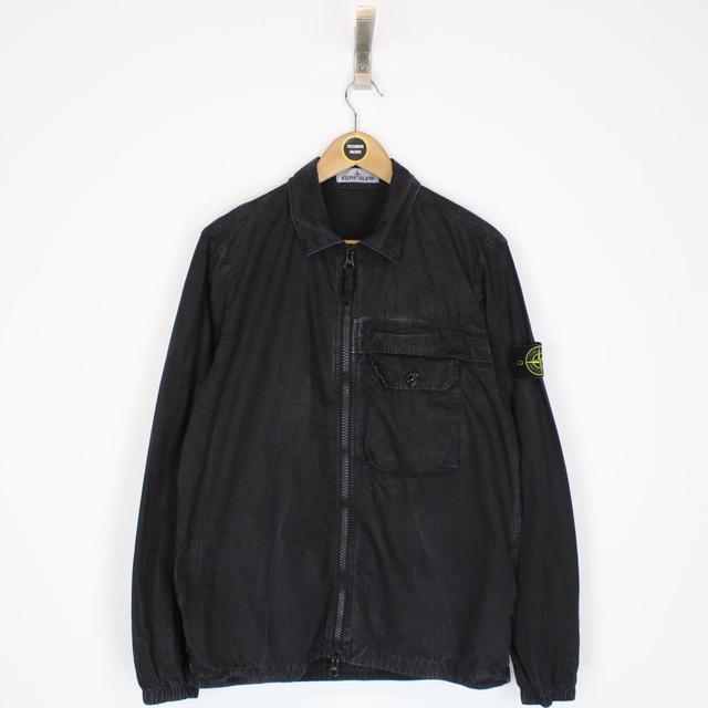 Stone Island AW 2020 Black Full Zip Overshirt Jacket