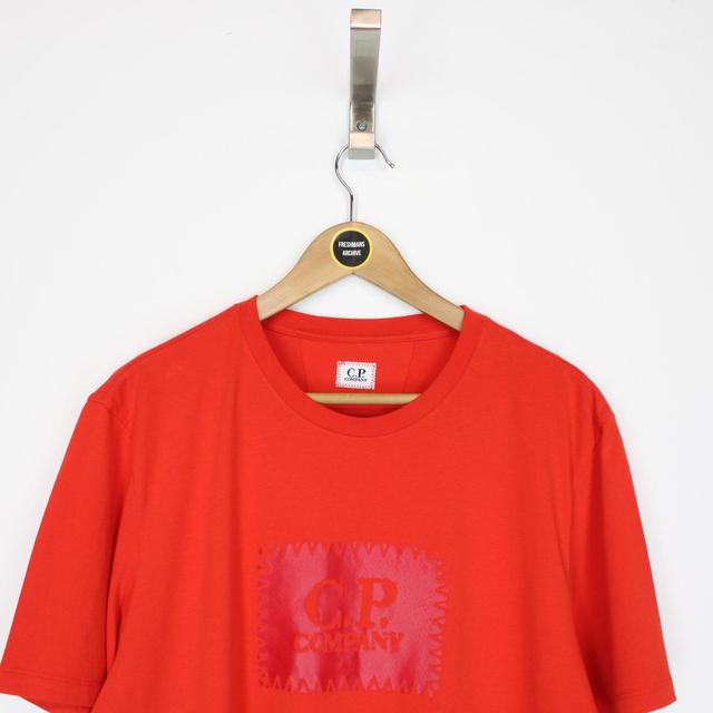 CP Company Red Stamp Spellout Short Sleeve T-Shirt