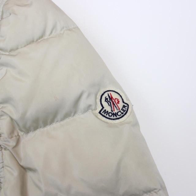 Moncler Pensee Giubbotto Beige Full Zip Down Puffer Jacket