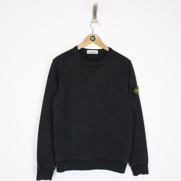 Stone Island SS 2018 Black Cotton Sweatshirt Jumper