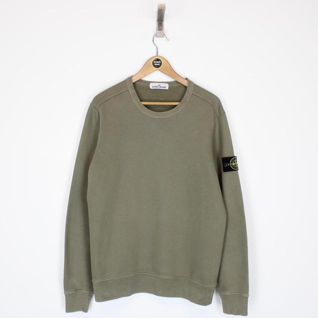 Stone Island AW 2018 Green Cotton Sweatshirt Jumper