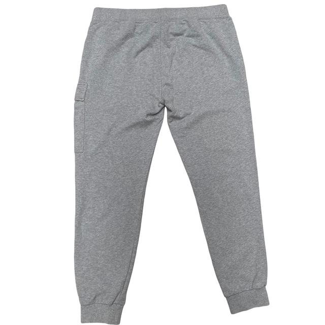 CP Company Grey Cotton Lens Tracksuit Bottoms / Joggers