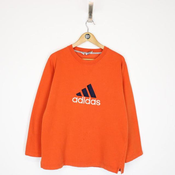 Vintage Adidas Spellout Sweatshirt Medium