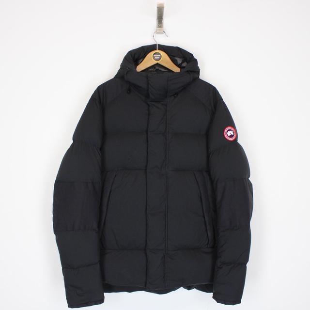 Canada Goose Black Full Zip Armstrong Hoody Down Jacket