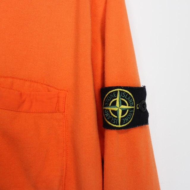 Stone Island SS 2015 Orange Cotton Sweatshirt Jumper