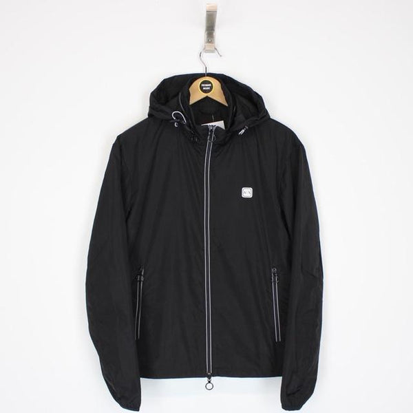 Armani Exchange Black Full Zip Windbreaker Jacket