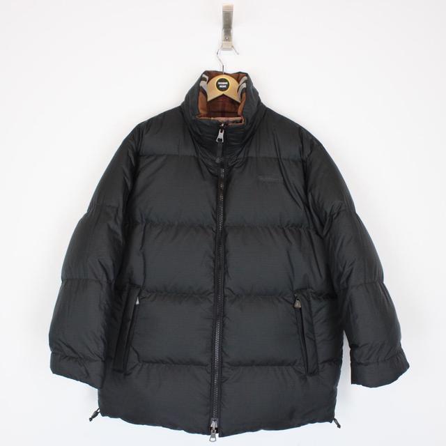 Burberry Brown and Black Nova Check Reversible Down Digby Puffer Jacket