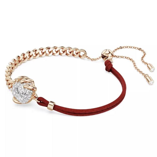 Swarovski Dragon and Phoenix Dragon’s Claw Red and Rose Gold Bracelet