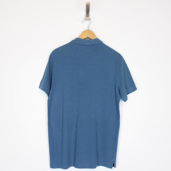 Paul Smith Blue Short Sleeve Cotton Polo Shirt