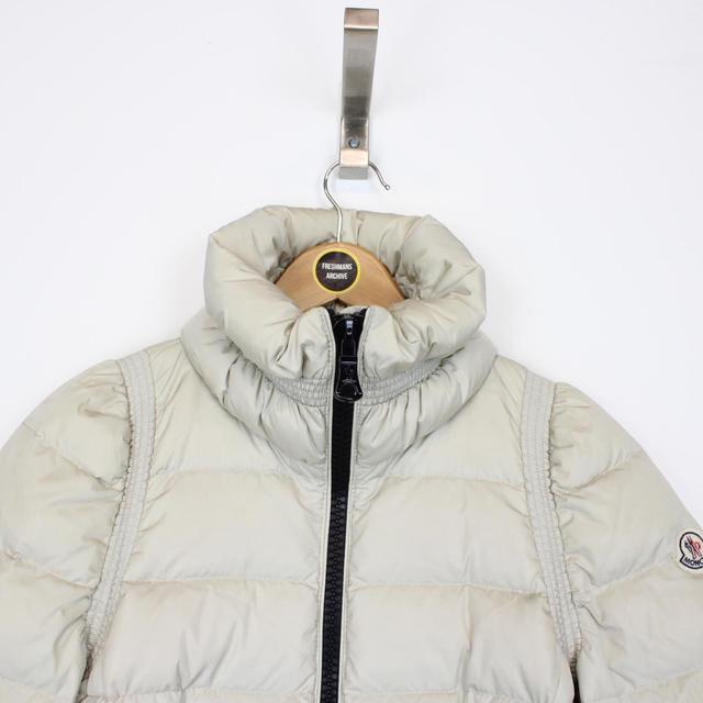 Moncler Pensee Giubbotto Beige Full Zip Down Puffer Jacket