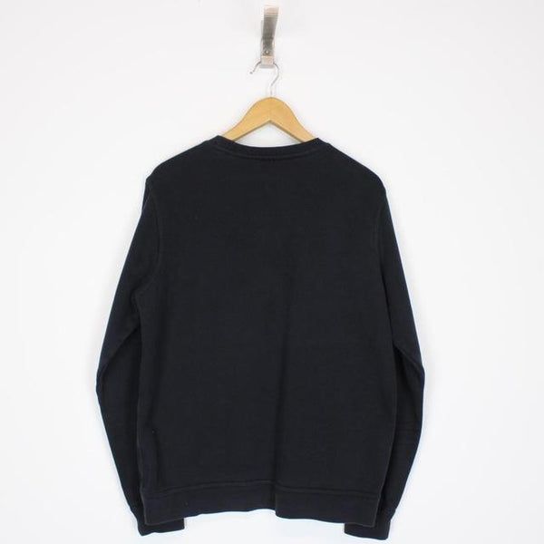 Nike Black Crew Neck Central Swoosh Sweatshirt Jumper